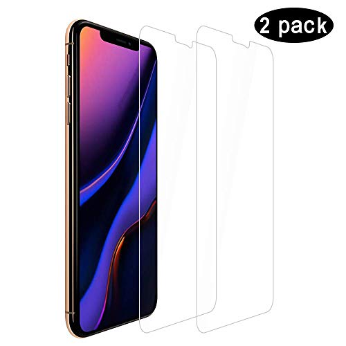 Product Cover Compatible for iPhone 11 Pro Max Screen Protector/iPhone XS Max Screen protector, HD Clear No Bubble 9 H Hard Tempered Glass Screen Protector for iPhone 11 pro MAX/iPhone XS MAX 6.5
