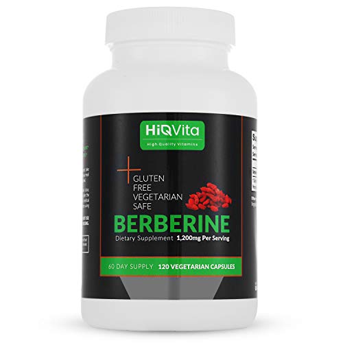 Product Cover HIQ Vita Berberine 1200mg Serving - 120 Capsules - 60 Days Supply - Supports Blood Sugar and Glucose Metabolism - Proudly Made in The USA