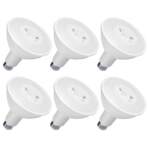 Product Cover PAR38 LED Bulb 3000K Warm White Dimmable Flood Light 100W Equivalent(15W) E26 1600LM 40 Degree Spot Replacement Bulbs for Outdoor Indoor Ceiling Recessed Lighting 6-Pack