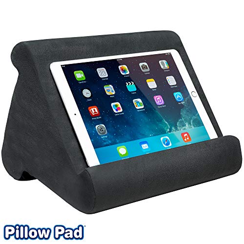 Product Cover Ontel Pillow Pad Multi-Angle Soft Tablet Stand, Charcoal Grey