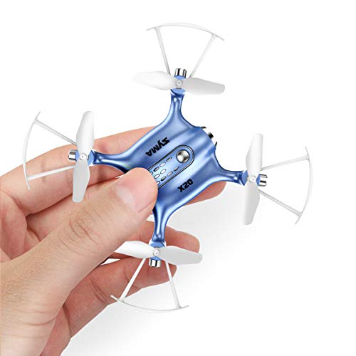 Product Cover Mini Drones for Kids or Adults, RC Drone Helicopter Toy, Easy Indoor Small Flying Toys for Boys or Girls Blue