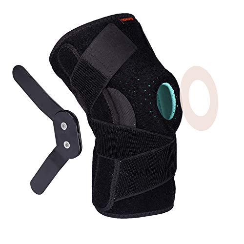 Product Cover Thx4COPPER Hinged Knee Brace - Adjustable Open Patella with Straps & Side Stabilizers - Compression Support for Protection&Pain Relief - Trauma, ACL, LCL, MCL, Tears, Arthritis,Tendon, Injuries