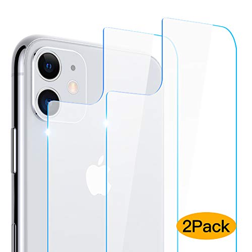 Product Cover Maxdara Screen Protector for iPhone 11, iPhone 11 Back Tempered Glass Screen Protector 9H Hardness Ultra-Thin Touch Accurate Anti Scratches Screen Protector for iPhone 11 6.1 inches (2 Pack)