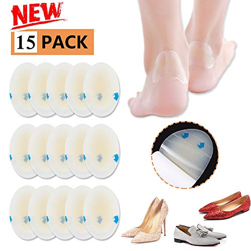 Product Cover Blister Bandages, Blister Pads (15PCS) Gel Blister Cushions, Blister Pads, Hydrocolloid Seal Adhesive Bandages for Fingers, Toes, Heel Blister Prevention & Recovery, Waterproof, Ultra-Thin