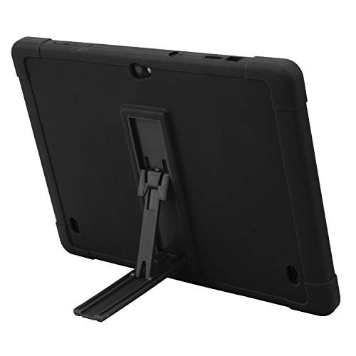 Product Cover MatrixPad Z4 10 inch Tablet Case, [Kickstand] Shockproof Silicone Case Cover + PC Tablet Bracket Stand Case for MatrixPad Z4 10 inch Tablet (Black)