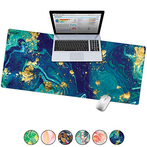 Product Cover French Koko Large Desk Mouse Pad Desktop Mat, Home Office School Cute Decor Extended Laptop Big Writing Blotter Protector Computer Accessories Pretty Mousepad Women 31