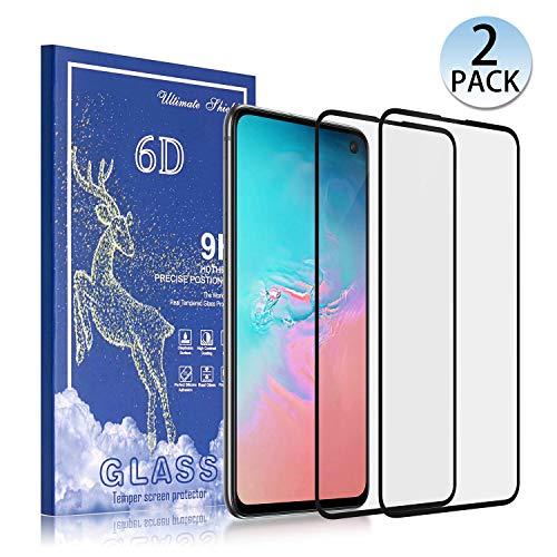 Product Cover Xawy [2-Pack] for Galaxy S10e Screen Protector Tempered Glass,[Anti-Fingerprint][No-Bubble][Scratch-Resistant] Glass Screen Protector for Samsung Galaxy S10e