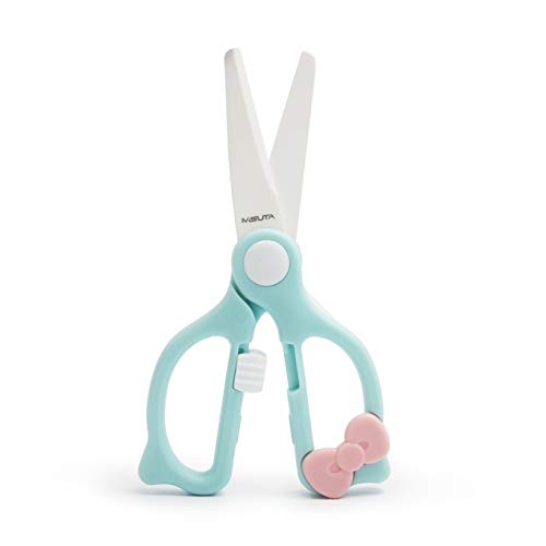 Product Cover Baby Food Scissors Ceramic Blade Rust-Proof Safety Lock BPA Free Storage Box and Cover
