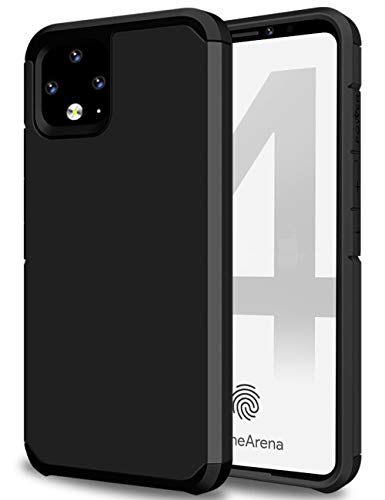 Product Cover Dagoroo Google Pixel 4 XL Dual Layer Case, Hybrid Shock Proof Full-Body Protective Rugged Durable Cover Case for Google Pixel 4 XL (6.3 inch) 2019 (Black)