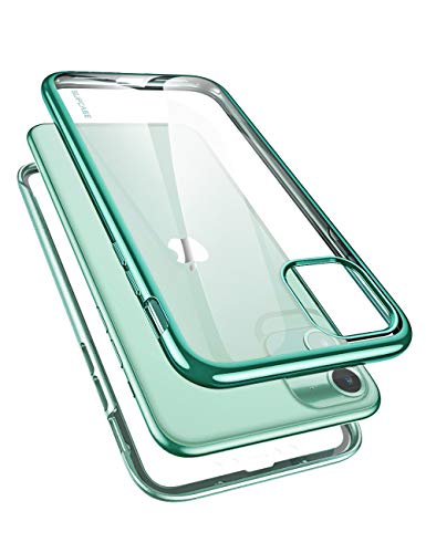 Product Cover SUPCASE [Unicorn Beetle Electro Series] Phone Case for Apple iPhone 11 2019 6.1 Inch, Metallic Electroplated Edges, Slim Full-Body Protective Case with Built-in SP (Green)