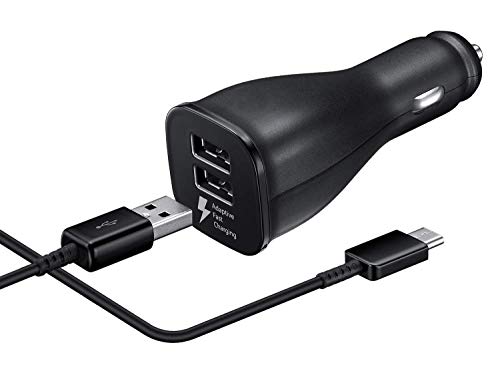 Product Cover Fast Car Charger with USB Type C Charger Cable Cord Compatible Samsung Galaxy S10 S10e S9 / S9+ / S8 / S8 Plus/Active/Note 10 / Note 8 / Note 9/ A20 / A50 / A70 and More