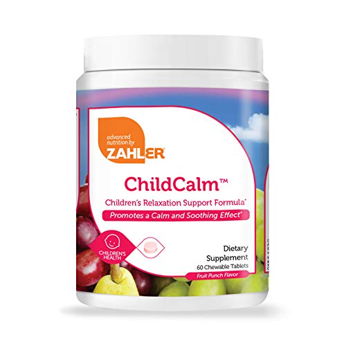 Product Cover Zahler ChildCalm, Chewable Magnesium Calming and Relaxation Aid for Kids, Children's Calm Magnesium Supplement, Certified Kosher, 60 Chewable Tablets