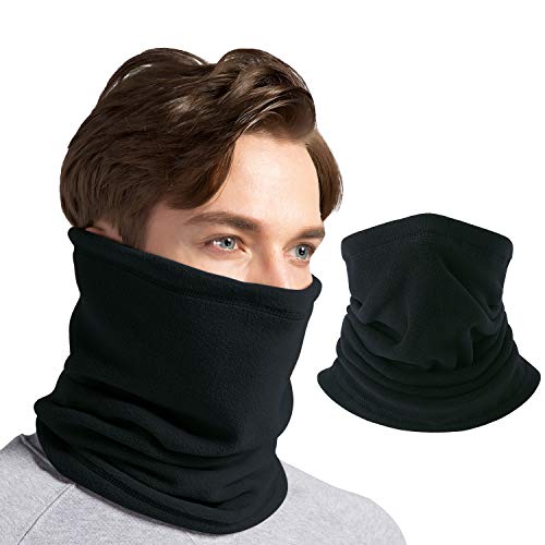 Product Cover CUIMEI Fleece Neck Warmer Gaiter (3 Pack / 2 Pack / 1 Pack) - Windproof Face Mask for Men & Women for Outdoor Ski Running Cycling Motorcycle in Cold Weather Winter