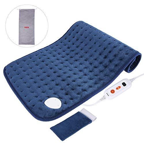 Product Cover Arealer Heating Pad Fasting Heating 6 Temperature Settings Washable Auto Shut-Off Therapy with Storage Bag 12