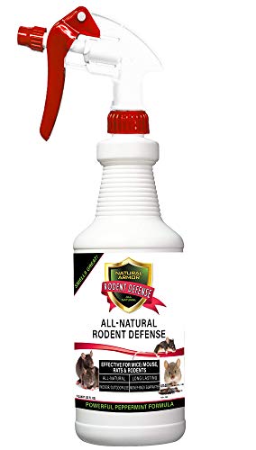 Product Cover Natural Armor Peppermint Repellent for Mice/Mouse, Rats & Rodents. All Natural & Safe Spray for Indoor & Outdoor Use Rodent Defense. 32 OZ Quart Ready to Use