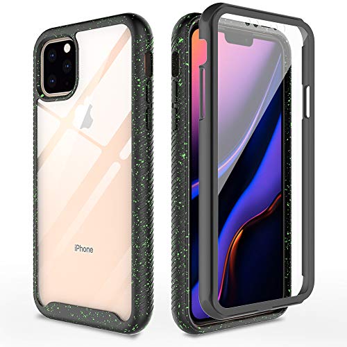 Product Cover Lxlfcase for iPhone 11 Pro Max Case 6.5 inch (2019) Full-Body Cover Case with Built-in Screen Protector Supports Wireless Charging Shockproof Case Designed for iPhone 11 Pro Max (Black)