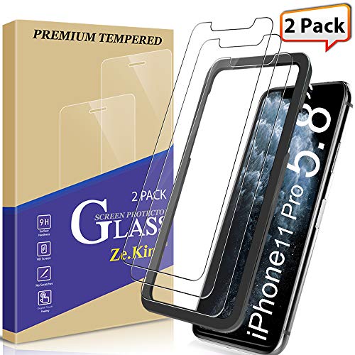Product Cover Zeking [3-Pack] Screen Protector for iPhone 11 Pro 5.8