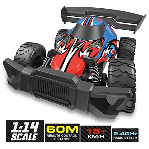 Product Cover BEZGAR Remote Control Car, 1:14 Large Size High Speed Off Road Kids RC Racing Car Boys Radio Controlled Crawler Electronic Vehicle Truck
