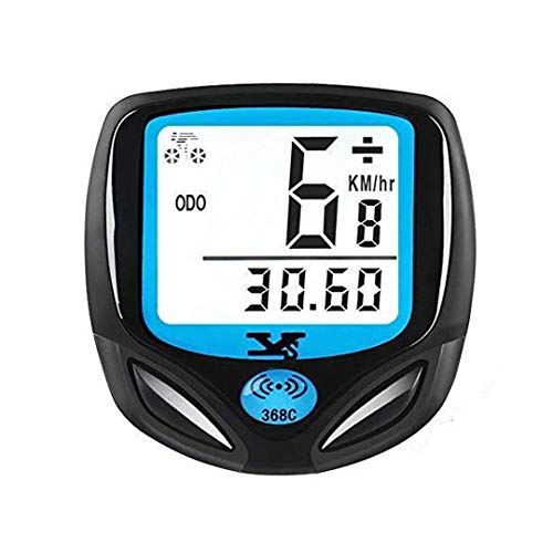 Product Cover DINOKA Bike Speedometer Waterproof Wireless Bicycle Bike Computer and Cycling Odometer with Automatic Wake-up Multi-Function LCD Backlight Display (B-368)