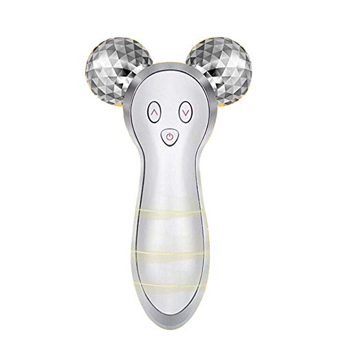 Product Cover 3D Microcurrent Facial Massager Roller, Electric Rechargeable Face Lift Beauty Roller Body Massage for Anti Aging Wrinkles, improve Facial Contour, Skin Tone Reduction and Firm Body Skin