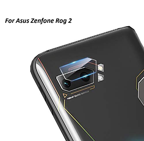 Product Cover High Definition Ultra Thin Transparent Clear Camera Lens Tempered Glass for Asus Zenfone Phone Rog 2 Protector Protective Cover-2 Packs