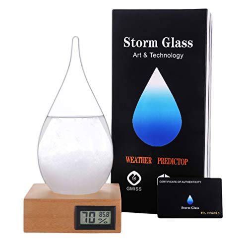 Product Cover GM GMISS Storm Glass Weather Station Water Drop Weather Forecaster Creative Fashion Nordic Style Decorative Glass Bottle