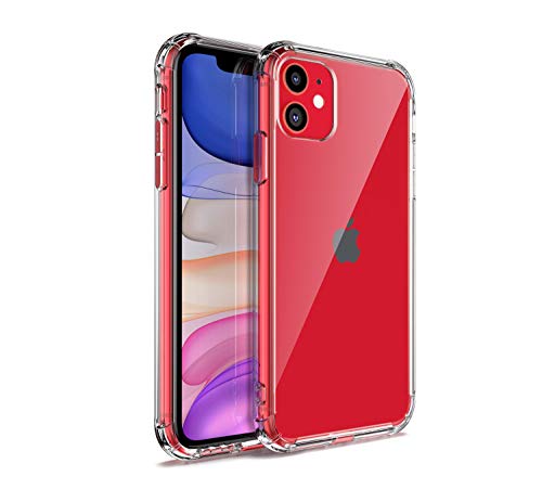 Product Cover Vidafelic Phone Case for iPhone 11 6.1 inch (2019), Clear Reinforced Corners TPU Bumper, Thin Soft & HD Clear Anti-Scratch Shockproof & Dropproof Protective Cover for iPhone 11