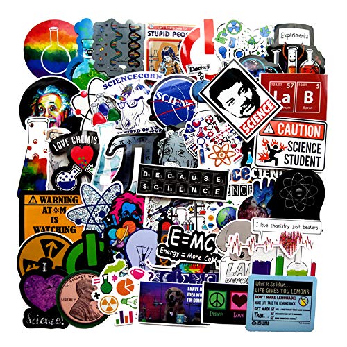 Product Cover 102pcs Funny Science Chemistry Lab Apparatus Stickers Vinyl Phone Laptop Water Bottle Motorcycle Bicycle Luggage Guitar Skateboard Sticker Decal