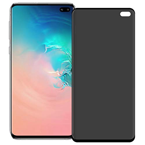 Product Cover Welmax Galaxy S10 5G Privacy Tempered Glass Anti-Spy Screen Protector [3D Curved] [Case Friendly] [9H Hardness] for Samsung Galaxy S10 5G (Black)
