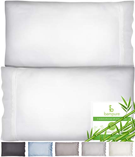 Product Cover Bamboo Pillow Cases King Size Pillow Cases Set of 2 20x40-100% Organic Bamboo White King Pillow Cases Set of 2 King Pillow Case King Size Pillow Case King Pillow Cases King Pillowcase