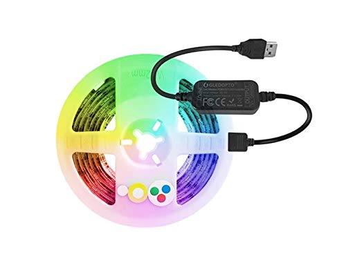 Product Cover K2 Home Tech - Gledopto Zigbee 5V USB IP65 Waterproof LED Light Strip Kit- Works with Google Home and Alexa Through Your Zigbee hub- 2M 5V Strip and Controller Included