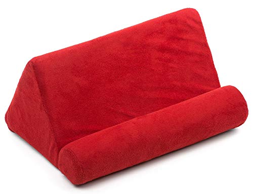 Product Cover Cellorizing Soft Pillow Lap Stand for iPads, Tablets, eReaders, Smartphones, Books, Magazines (Red)