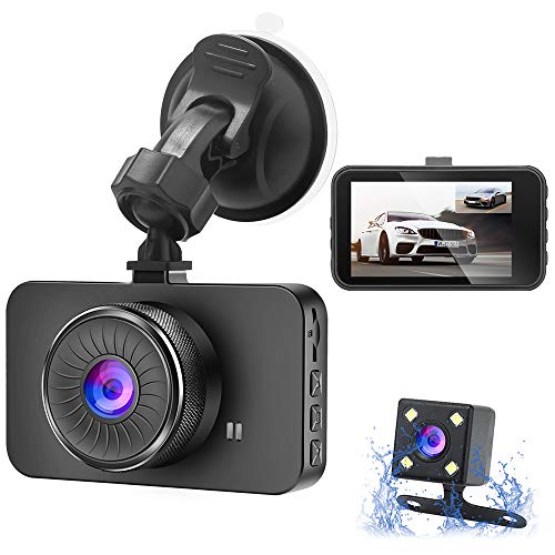Product Cover Dual Dash Cam DDGG Dash Cam Front and Rear, Full HD 3