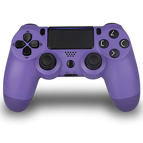 Product Cover Wireless Controller for PS4- Foster Gadgets PS4 Remote Joystick for Sony Playstation 4 with Charging Cable (Electric Purple, 2019 New Model