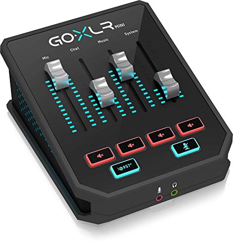 Product Cover GoXLR Mini - Mixer & USB Audio Interface for Streamers, Gamers & Podcasters