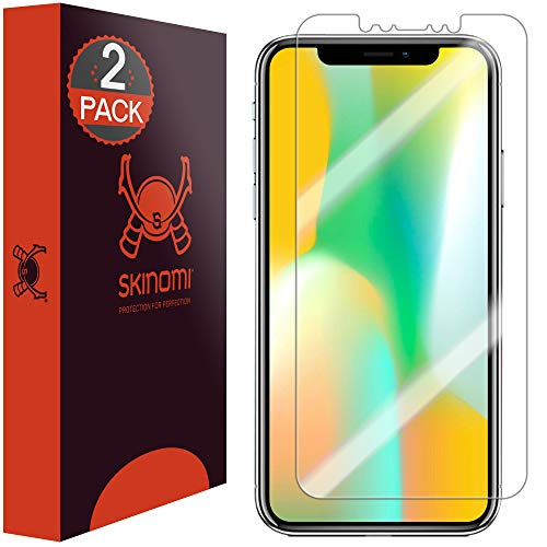 Product Cover Skinomi Screen Protector Compatible with Apple iPhone 11 Pro (5.8 inch)(Edge to Edge)(2-Pack) Clear TechSkin TPU Anti-Bubble HD Film