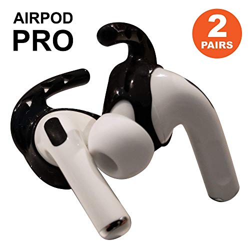 Product Cover Ear Hooks and Covers Accessories Compatible with Apple AirPods Pro - EarPods for Headphones, Earphones, Earbuds (White 2 Pairs)