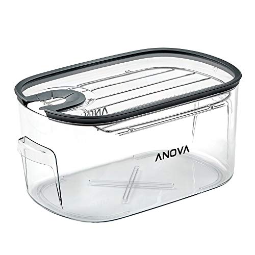 Product Cover Anova Culinary ANTC01 Sous Vide Cooker Cooking container, Holds Up to 16L of Water, With Removable Lid and Rack
