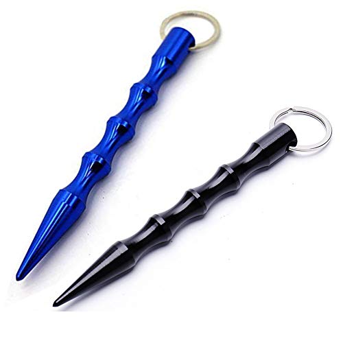 Product Cover Bulex Self Defense Keychain - 2 Pack Aluminum Anti-Wolf Defense Key Ring Weapons for Women