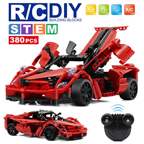 Product Cover RC STEM Building Toys for Boys, Build a Remote Control Race Car Kit, 380pc Engineering Learning Assembly Toys for Kids, Best Christmas and Birthday Gift for 8, 9, 10, 11, and 12 Year Olds