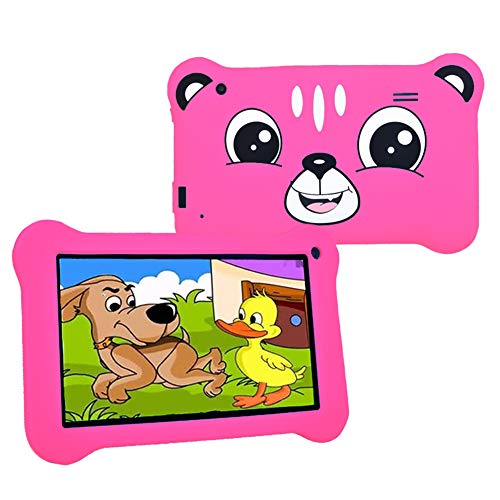 Product Cover Kids Tablets with Andriod 9.0 Tablet for Kids 3 to 6 with Case Included 2GB+16GB 7 Inch WiFi Parental Controls Friendly