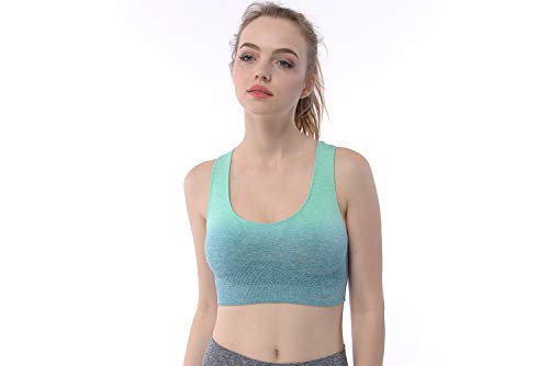 Product Cover RUNNING GIRL Women's Strappy Sports Bra，Crisscross Open Back Medium Support Yoga Bra with Removable Cups