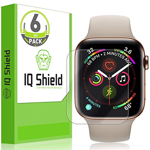 Product Cover IQ Shield Screen Protector Compatible with Apple Watch Series 5 (40mm)(6-Pack) LiquidSkin Anti-Bubble Clear Film