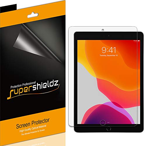 Product Cover (3 Pack) Supershieldz for Apple New iPad 10.2 inch (2019, 7th Generation) Screen Protector, 0.13mm, Anti Glare and Anti Fingerprint (Matte) Shield