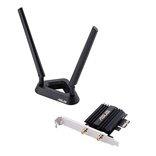 Product Cover Asus AX3000 (Pce-AX58BT) Next-Gen WiFi 6 Dual Band PCIe Wireless Adapter with Bluetooth 5.0 - Ofdma, 2x2 MU-Mimo and Wpa3 Security,Black
