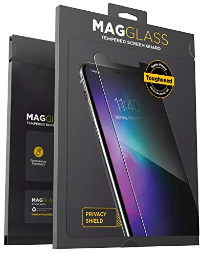 Product Cover Magglass iPhone 11 Pro Max Privacy Screen Protector - Anti Spy Fingerprint Resistant Tempered Glass Display Guard (Case Compatible)