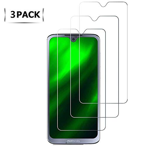 Product Cover Linboll Screen Protector Compatible with Moto G7/Moto G7 Plus (6.2Inch),[3 Pack],0.26mm Tempered Glass, for with Moto G7/G7 Plus,Advanced HD Clarity,Anti-Scratch