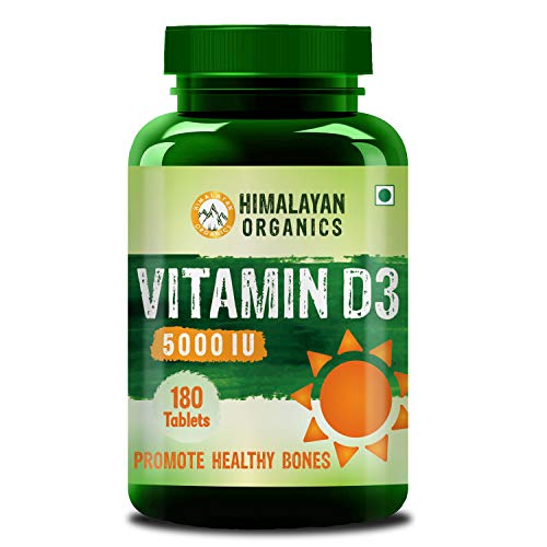 Product Cover Himalayan Organics Vitamin D3 5000iu - 180 Tablets