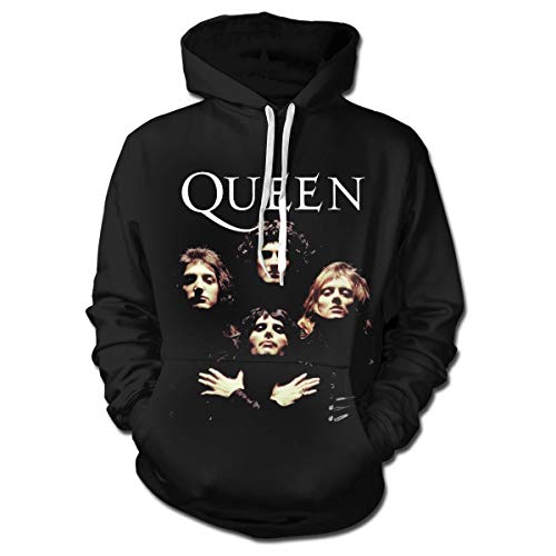 Product Cover HZIJUE Queen Band Bohemian Rhapsody Freddie Mercury 3D Print Men's Hoodies Sweatshirt