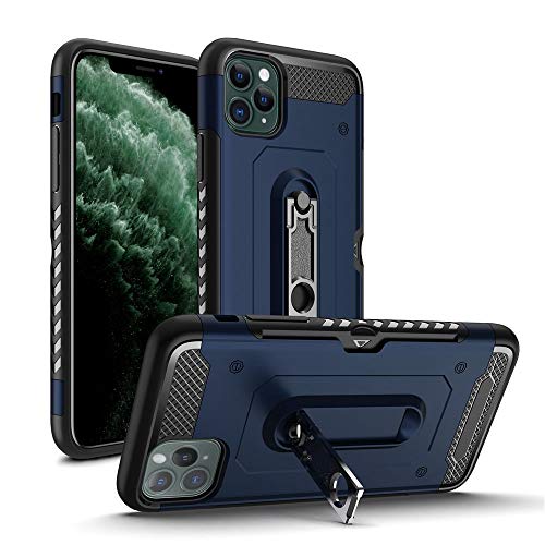 Product Cover Cubevit iPhone 11 Pro Max Case, Slim Fit Phone Case with Kickstand and Card Holder, [Premium Quality] Rugged Shockproof Anti-Drop Anti-Scratch Protective Dual-Layer Case Cover 6.5